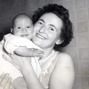 Billy and mum 1959.