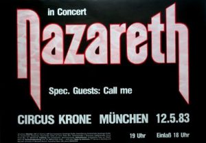 1983.05.12 Naz Circus Krone, Munich, Germany poster