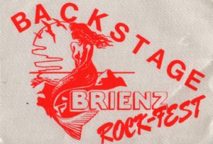 Brienzersee Rockfest, Switzerland patch 92