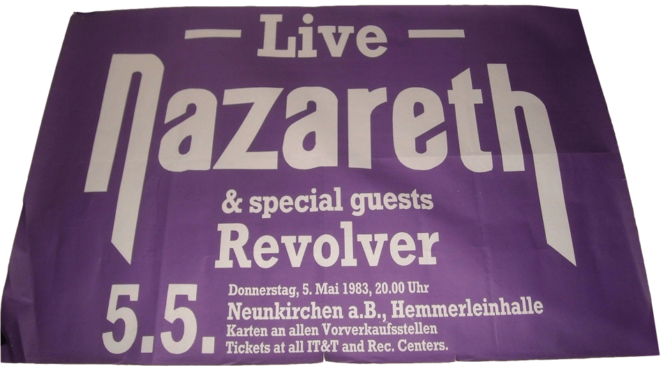 Hemmerleinhalle, Neunkirchen, Germany poster 5.5.83