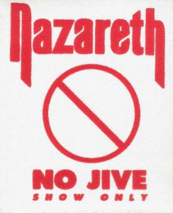 1991-92 No Jive tour show only patch