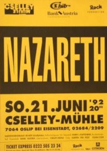 Cselley Mühle, Oslip, Austria poster 21.6.92