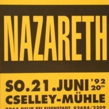 Cselley Mühle, Oslip, Austria poster 21.6.92