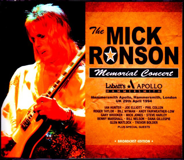 Mick Ronson Memorial Concert poster