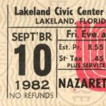 Civic Center Arena, Lakeland FL ticket 10.9.82