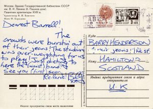 Postcard from Billy 90's