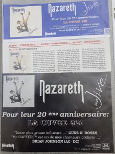 French No Jive magazine cuttings 92